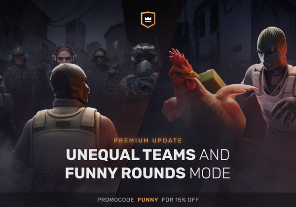 UNEQUAL TEAMS & FUNNY ROUNDS MODE